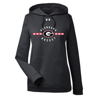 Under Armour Ladies Hustle Pullover Hooded Sweatshirt  Thumbnail