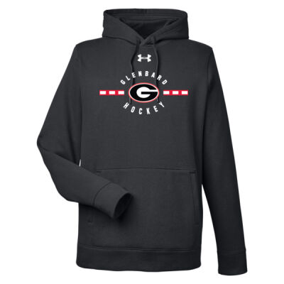 UA Men's Hustle Pullover Hooded Sweatshirt  Thumbnail