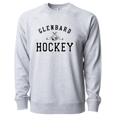 Unisex Lightweight Loopback Terry Crewneck Sweatshirt Thumbnail